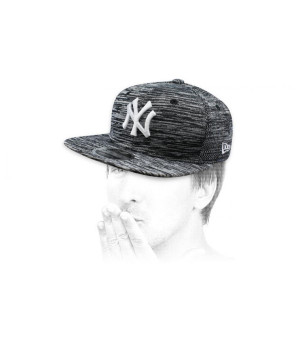 snapback NY grau Engineered Snapback Enginnered Fit NY 9Fifty black